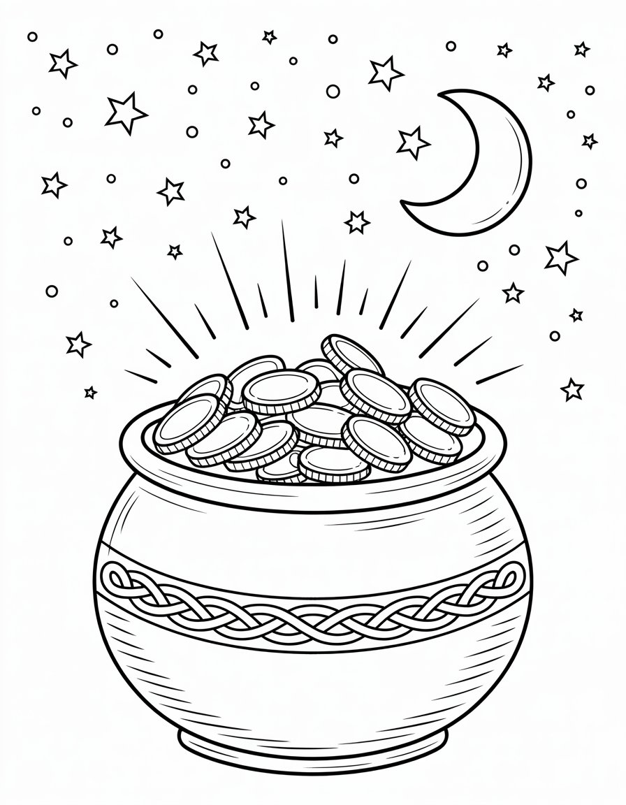 Pot of Gold at Night